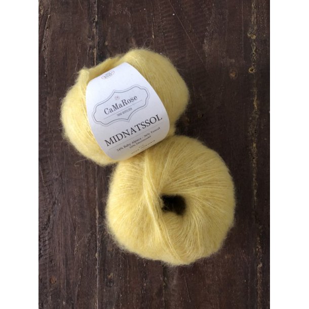CaMaRose Midnatssol garn  9524 Solgul