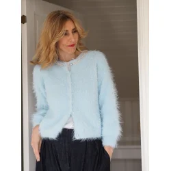 Fuzzy Cardigan - Strikkekit af Tove Lindtein