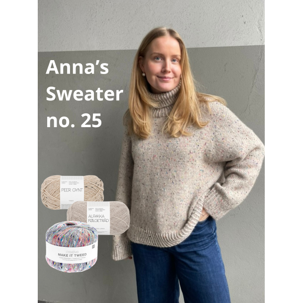 Sweater no. 25 strikkekit - Make It Tweed version