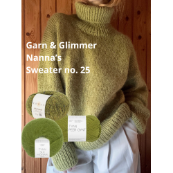 Sweater no. 25 strikkekit - Garn og Glimmer (Nanna) version 