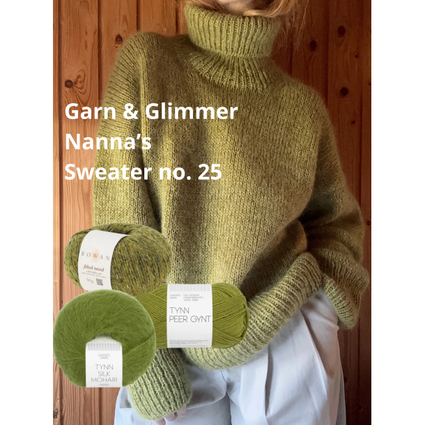 Sweater no. 25 strikkekit - Garn og Glimmer (Nanna) version 