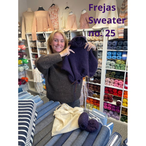 Sweater No. 25 strikkekit - Biches et buches/midnatssol