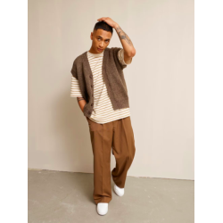 Aslak vest - strikkekit fra Rauma Str. M