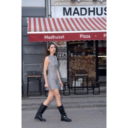 BOATNECK DRESS - Puff and Pencil