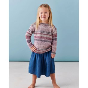 Basisbluse til brn Strikkeopskrift fra Permin