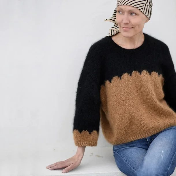 Bella Blocking - Strikkekit af Anne Ventzel