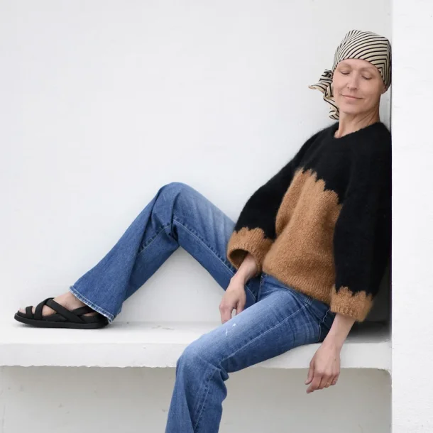 Bella Blocking - Strikkekit af Anne Ventzel