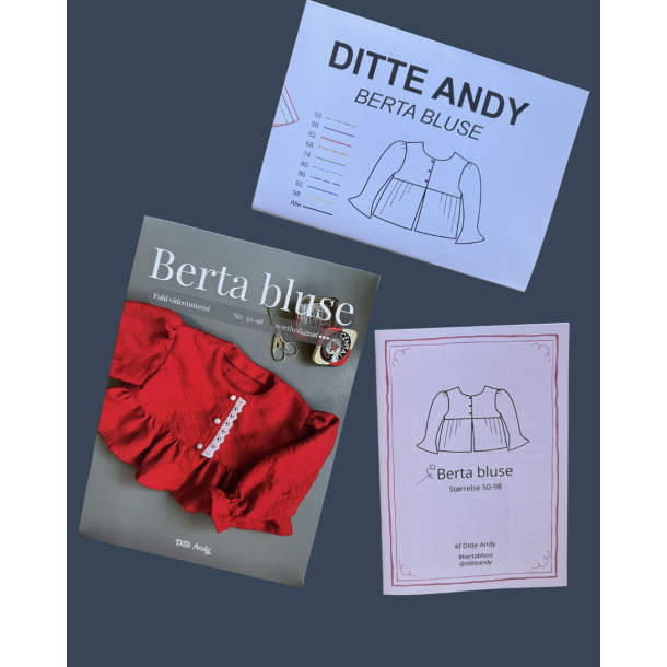 Berta bluse - DitteAndy sym�nster