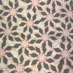 Italiensk bomuldsstof med mnster pr. 0,25 m.