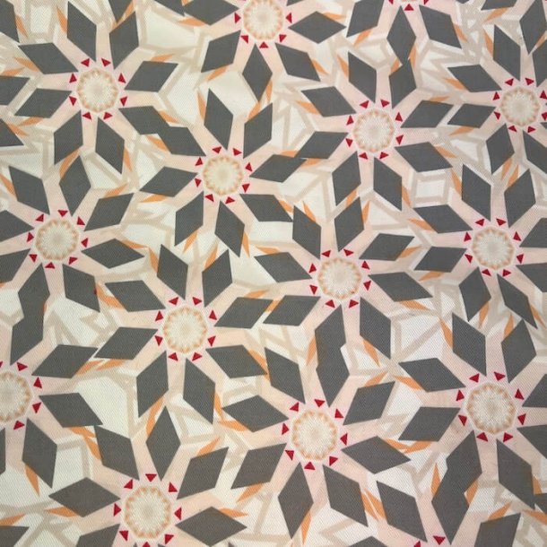 Italiensk bomuldsstof med mnster pr. 0,25 m.