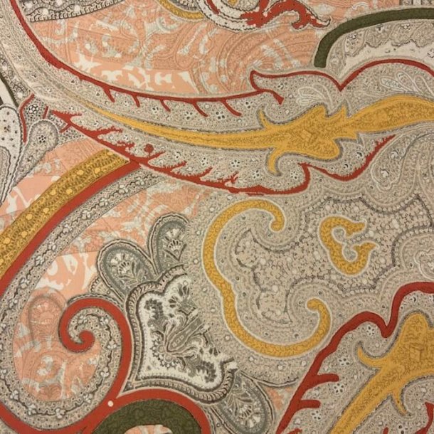 Bomuldsstof med orientalsk mnster pr. 0,25 m.