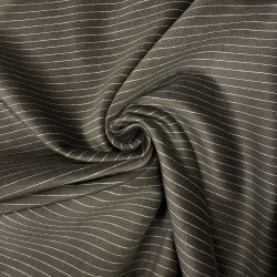 Italiensk Bomuldsvelour med nlestrib i brun pr. 0,25 m