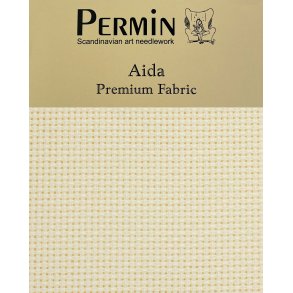 Aida 4,4tr Broderistof Ivory