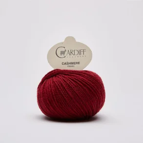 Cardiff Cashmere Classic Granata (628)