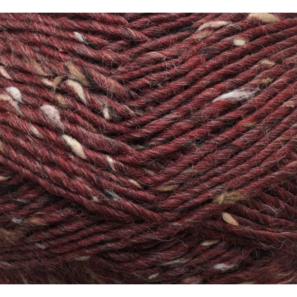 CaMaRose Lama Tweed garn 6998 bordeaux 