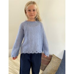 Clover Sweater junior LHS 107 - strikkekit fra Le Knit