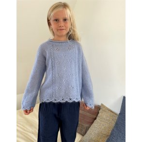 Clover Sweater junior LHS 107 - strikkekit fra Le Knit