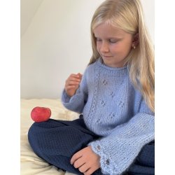 Clover Sweater junior LHS 107 - strikkekit fra Le Knit