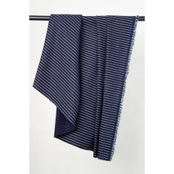 Denim Stripes Indigo  pr. 0,25 m- Atelier Brunette