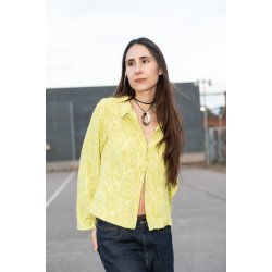 COLLARED BLUSE MED CONE RME - Puff and Pencil