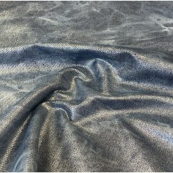 Denimstof med Metalic effekt - pr. 0,25 m