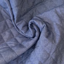 Quiltet denim pr. 0,25 m