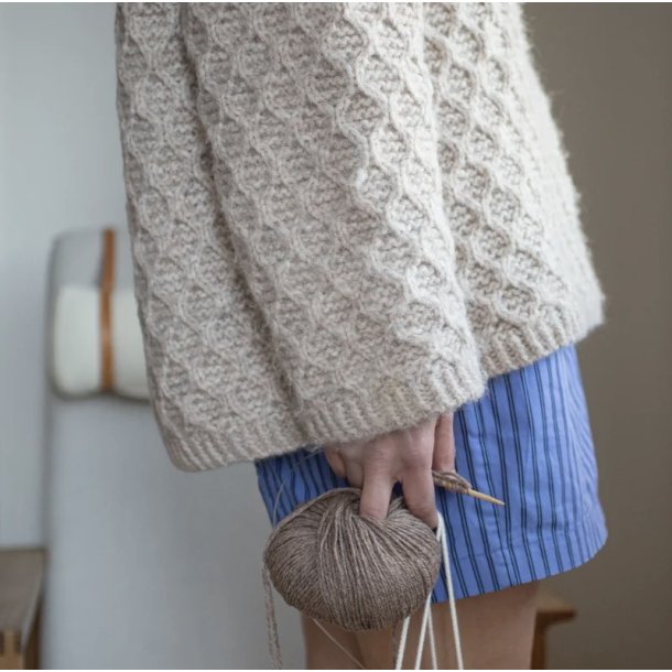 Diamond Jumper - Strikkekit af Anne Ventzel - Snefnug