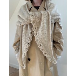 Ellie Shawl LHS106 - Strikkekit fra Le Knit