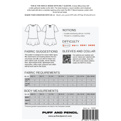 Ruffle Dress x Big T Sleeves - Puff and Pencil