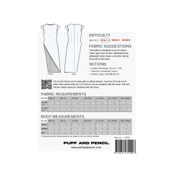 SLASH Dress med Cap Sleeves - Puff and pencil