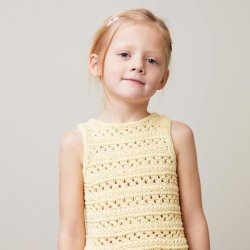 Erle sommersinglet - Strikkekit af Rauma