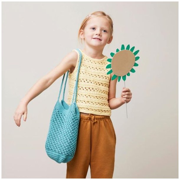 Erle sommersinglet - Strikkekit af Rauma