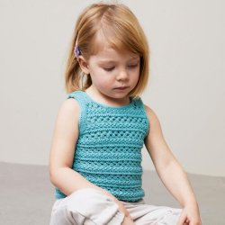 Erle sommersinglet - Strikkekit af Rauma