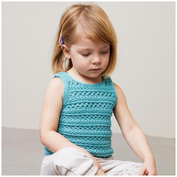 Erle sommersinglet - Strikkekit af Rauma