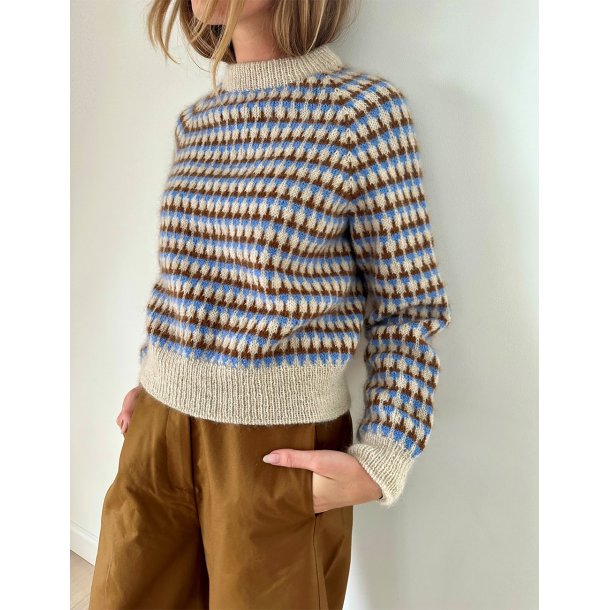 Facet Sweater - Strikkekit fra Le Knit