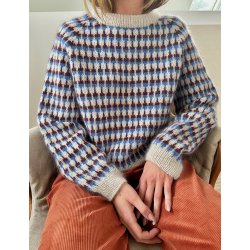 Facet Sweater - Strikkekit fra Le Knit