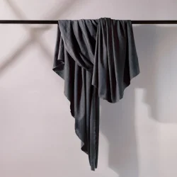 Flake Bomuld/viskose charcoal pr 0,25 m. - Atelier Brunette