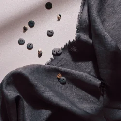 Flake Bomuld/viskose charcoal pr 0,25 m. - Atelier Brunette