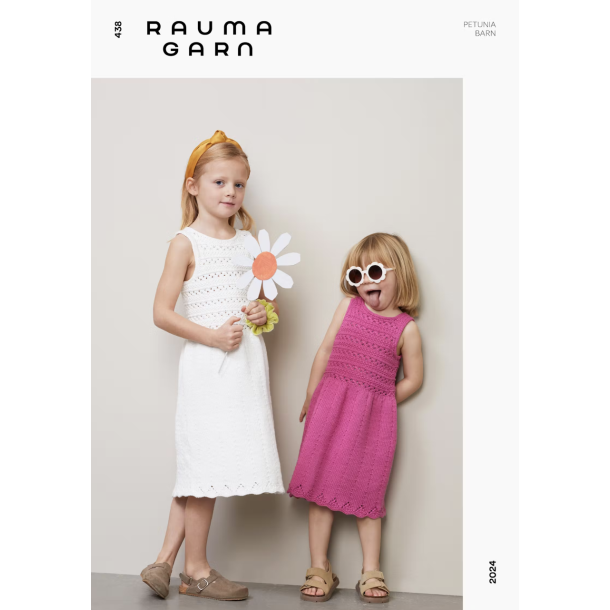 438 Petunia barn - Strikkehfte fra Rauma