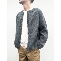 Foundation Cardigan Man - Strikkekit fra LeKnit