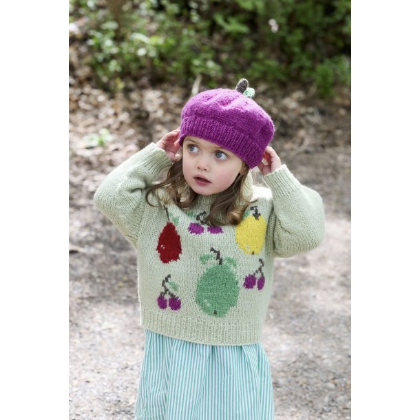 475-1 Frugtfestsweater strikkekit fra Rauma str. 8r