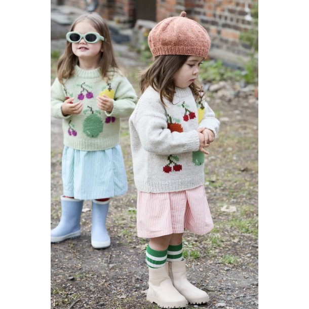 475-1 Frugtfestsweater strikkekit fra Rauma