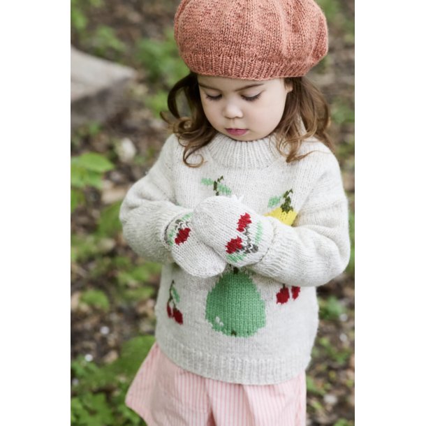 475-1 Frugtfestsweater strikkekit fra Rauma