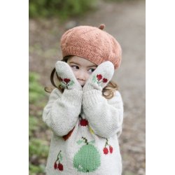 475-4 Kirsebrvanter strikkekit fra Rauma