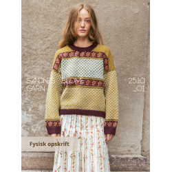 Blome damegenser 2510_1 - Strikkeopskrift fra Sandnes