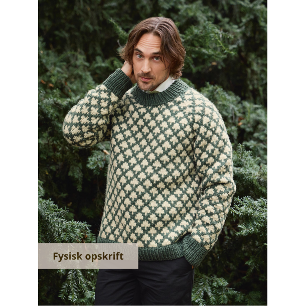 Christmas Tree Sweater Man 2511_3 - Strikkeopskrift fra Sandnes 
