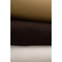 Gabardine Light Oat Chocolate pr 0,25 m. - Atelier Brunette