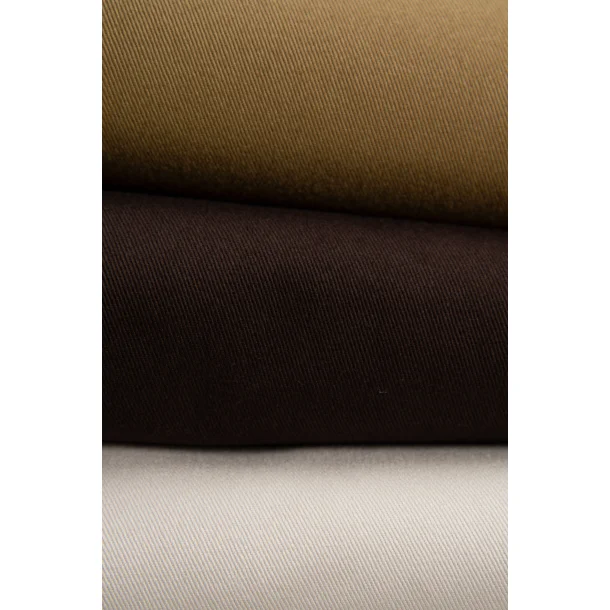 Gabardine Light Oat Chocolate pr 0,25 m. - Atelier Brunette