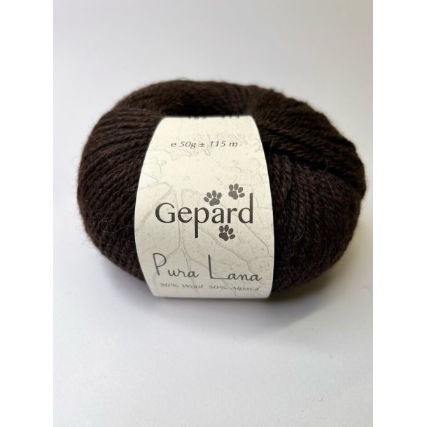 Gepard Pura Lana 192 M&oslash;rkebrun 