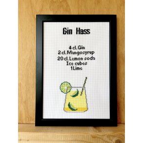 Gin Hass billede 2040-3 Str. 20 x 29 cm.